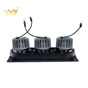 Alternative view of Đèn LED Spotlight Âm Trần Viền Vuông Ba Bóng CRI90 Model GL-S01E3 - VNYLED