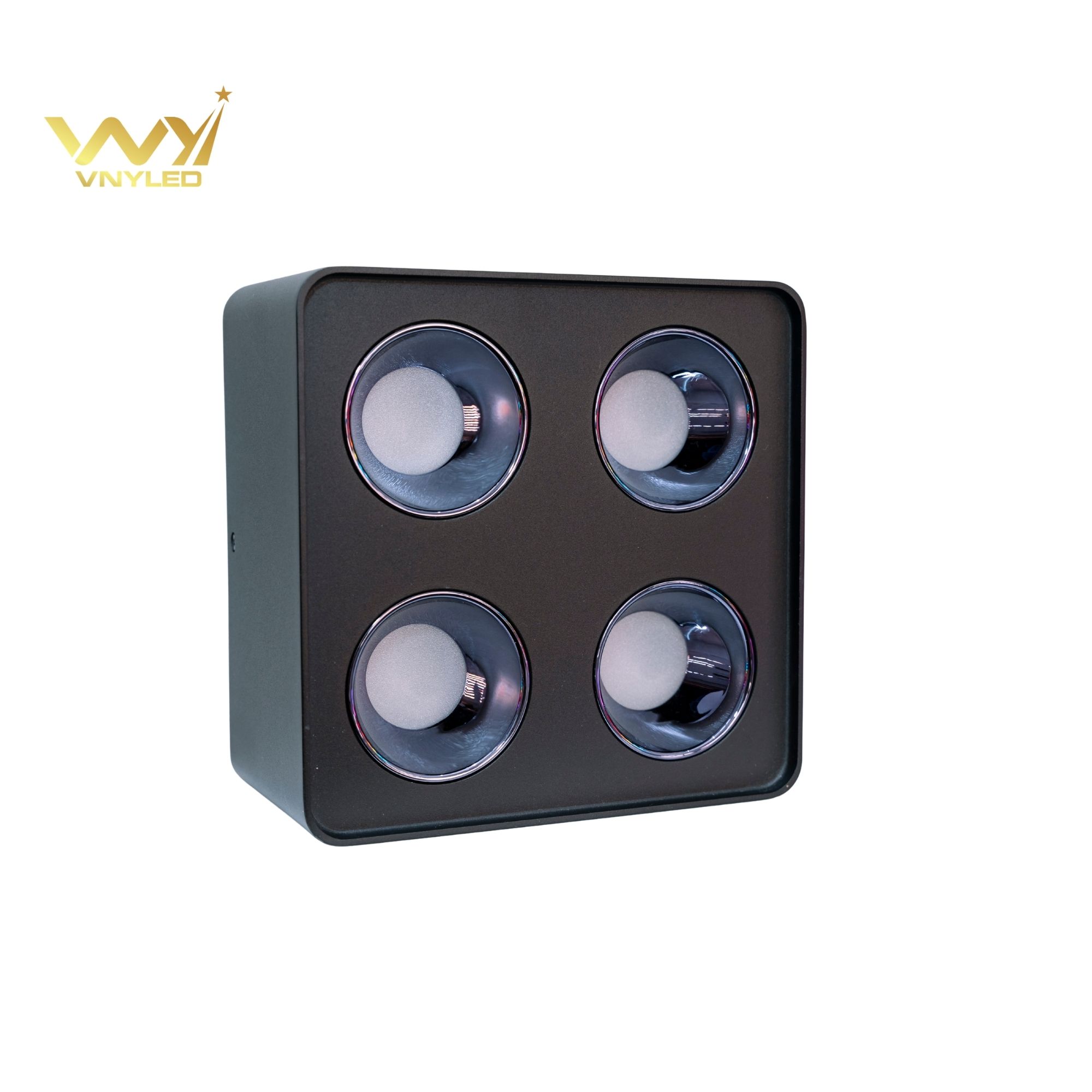 Đèn LED Spotlight Lắp Nổi Thân Dày Bốn Bóng CRI90 Model GL-M08D - VNYLED - Ảnh 6
