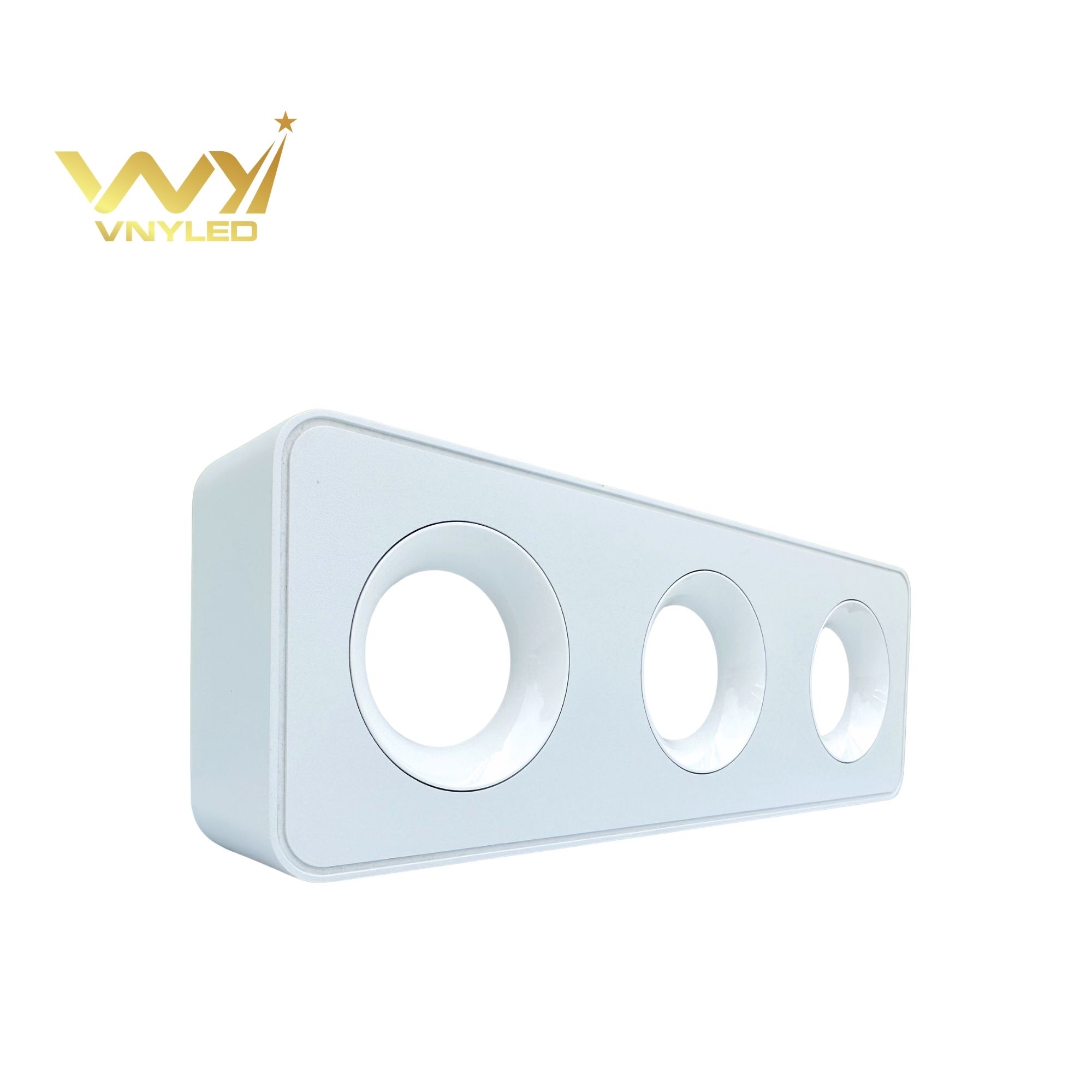 Đèn LED Spotlight Lắp Nổi Thân Mỏng Ba Bóng CRI90 Model GL-M07C - VNYLED - Ảnh 3