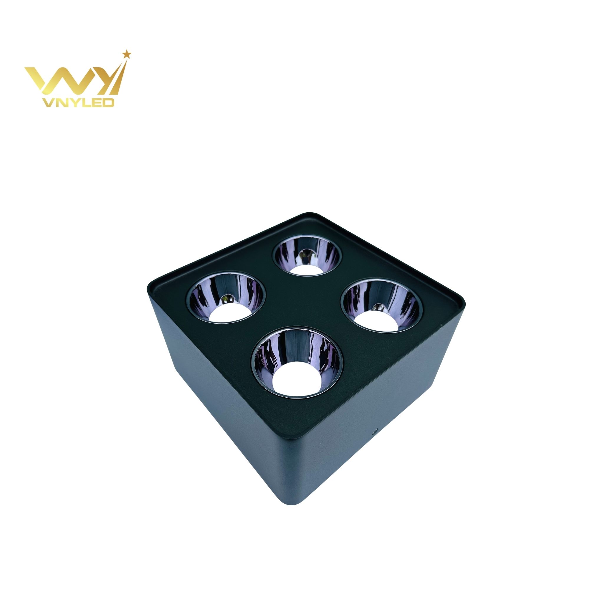 Đèn LED Spotlight Lắp Nổi Thân Dày Bốn Bóng CRI90 Model GL-M08D - VNYLED - Ảnh 4
