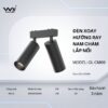 Đèn LED Xoay Hướng Hai Bóng Ray Nam Châm Lắp Nổi CRI90 Model GL-CM09 - VNYLED