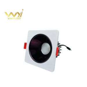 Đèn LED Spotlight Âm Trần Viền Vuông Đơn CRI90 Model GL-S01E1 - VNYLED