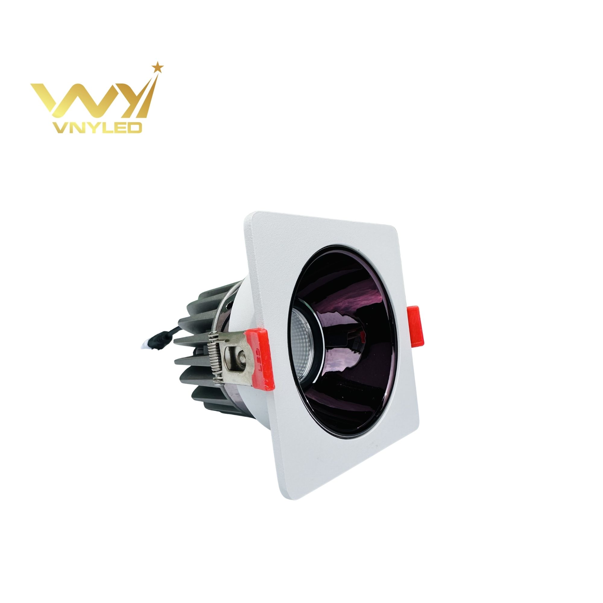 Đèn LED Spotlight Âm Trần Viền Vuông Đơn CRI90 Model GL-S01E1 - VNYLED - Ảnh 3