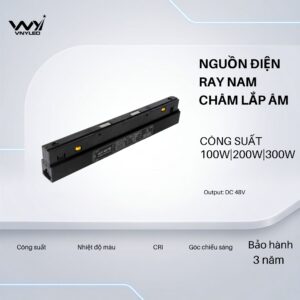 Phụ Kiện Đèn LED Nguồn Điện Ray Nam Châm Lắp Âm - VNYLED