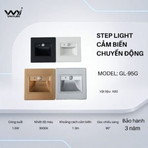 Đèn LED Cầu Thang, Cảm Biến Chuyển Động 1.5W Model GL - 95G