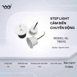 Đèn LED Cầu Thang, Cảm Biến Chuyển Động 1W Model GL - T65YG